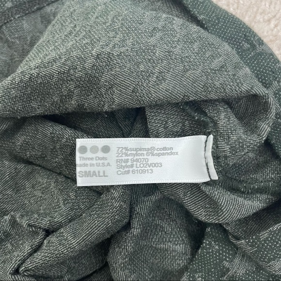 Three Dots Long Sleeve Top - Picture 6 of 6